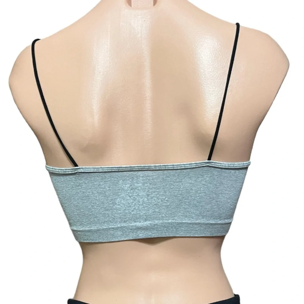 Free People Intimately Sweetheart Seamless Brami XS/S Color- Heather Gray NWOT